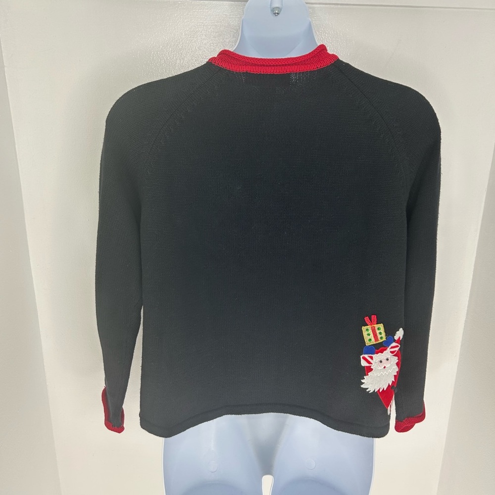 Tiara International Vintage Ugly Christmas‎ Sweater Womens Large Holiday Santa - Picture 9 of 15
